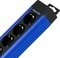 REV Ritter SupraLine mit Schalter, 6-fach, 2.4m, blau/schwarz Vorschaubild