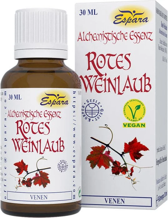 Espara Rotes Weinlaub Alchemistische Essenz Tropfen, 30ml