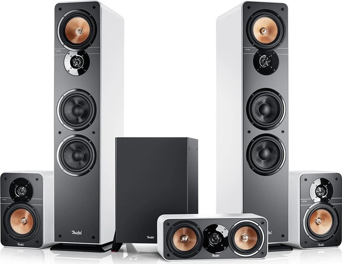 Teufel Ultima 40 Surround Power Edition 5.1-Set weiß