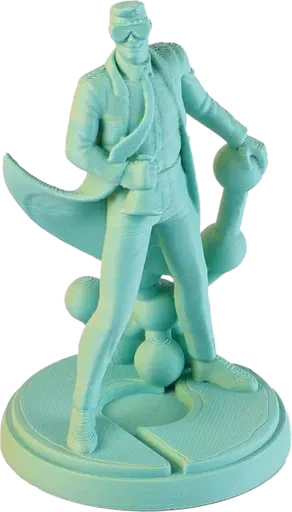 Polymaker Panchroma PLA Dual matt, Chameleon (Teal-Yellow), Spule, 1.75mm, 1.00kg