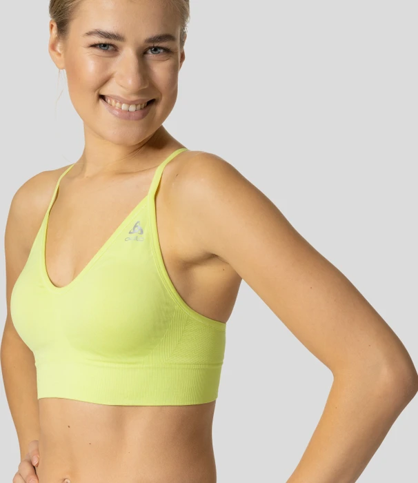 Odlo Padded Seamless Soft 2.0 Sport-BH sharp green (Damen)