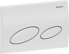 Geberit Kappa20 Betätigungsplatte für 2-Mengen-Spülung, weiß
