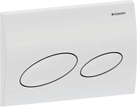 Geberit Kappa20 Betätigungsplatte für 2-Mengen-Spülung, weiß