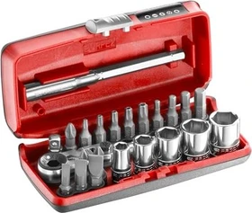 Facom R.180 Bitset/Steckschlüsselsatz inkl. Werkzeugbox, 23-tlg.