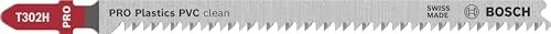 Bosch Professional T302H HCS Clean for PVC Stichsägeblatt, 132mm, 3 Stück