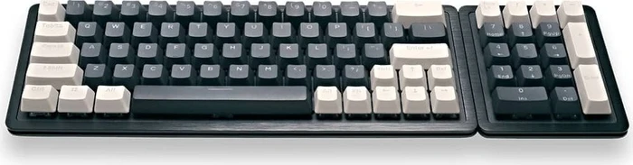 Mountain Mineral Keycap Set, Kunststoff (PBT) Double-Shot, weiß/schwarz, 113 Tasten (104+9), ANSI-US