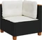 vidaXL Eck-Gartensofa mit Kissen Vorschaubild