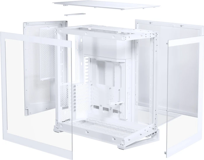 Phanteks NV9 Matte White, weiß, Glasfenster