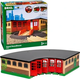 BRIO Großer Ringlockschuppen mit Drehscheibe