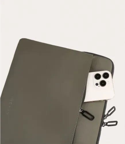 Tucano Gommo Notebooktasche Sleeve mit Vorderfach 13-14" olivengrün