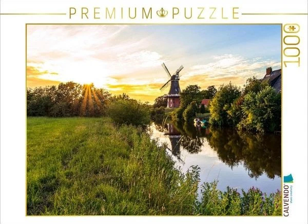 Calvendo Greetsieler Grüne Mühle im Sonnenuntergang
