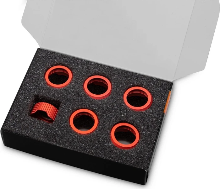 EK Water Blocks EK-Torque Compression Ring HDC 16, rot, 6er-Pack