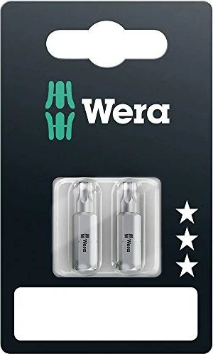 Wera 867/1 SB Torx Bit 1/4", T25x25mm, 2 Stück