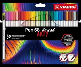 STABILO Pen 68 Arty sortiert, 30er-Set, Etui