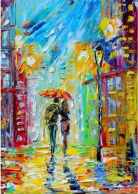ENJOY Puzzle Rainy Romance in the City