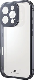 Black Rock 360° Glass Case für Apple iPhone 16 Pro transparent/schwarz