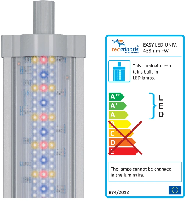 Aquatlantis Easy LED Universal 2.0 Freshwater, T5/T8, 450-700mm, 20W