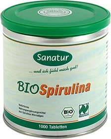 Sanatur Vitalität & Immunsystem Bio Spirulina Tabletten, 1000 Stück