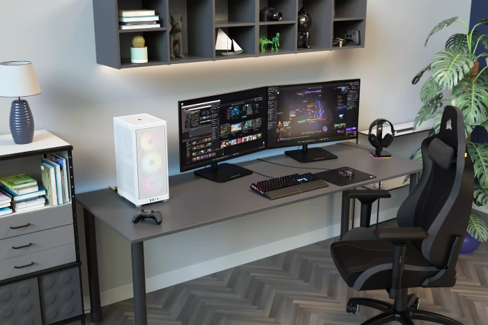 Corsair 2000D RGB Airflow, weiß, Mini-ITX