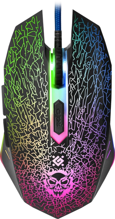 Defender Shock GM-110L RGB Gaming Mouse schwarz, USB