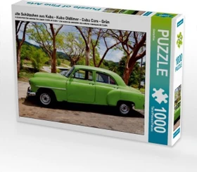 Calvendo Alte Schätzchen aus Kuba - Kuba Oldtimer - Cuba Cars - Grün