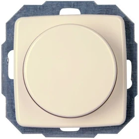 Kopp Rivo Elektronischer Dimmer mit Druck-Wechselschalter, cremeweiß