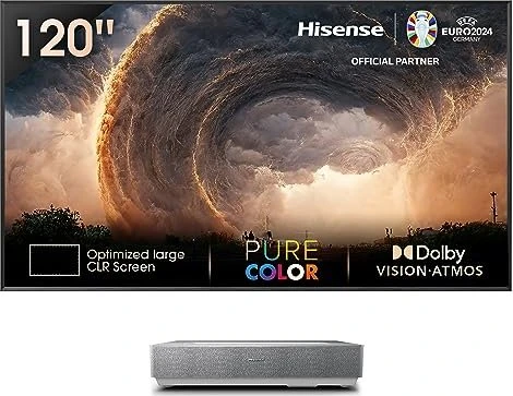 Hisense Blue Light Laser TV mit 120"