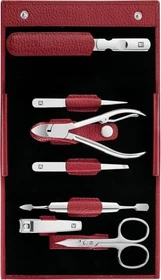 Zwilling Taschen-Etui Maniküre/Pediküre-Set 7-teilig rot