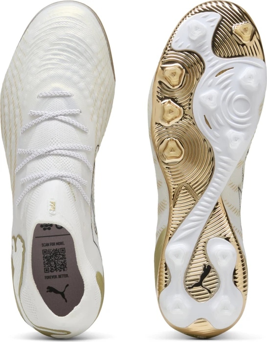 Puma Future 9 Ultimate AG puma white/metallic gold/puma black