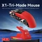 Attack Shark X1 Tri-mode Wireless Gaming Mouse mit Ladestation, rot, inkl. Grip Tape, USB/Bluetooth Vorschaubild