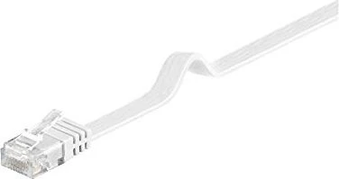 goobay Flach-Patchkabel, Cat6, U/UTP, RJ-45/RJ-45, 7m, weiß