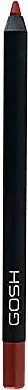 Gosh Velvet Touch Lipliner Waterproof 012 raisin, 1.2g