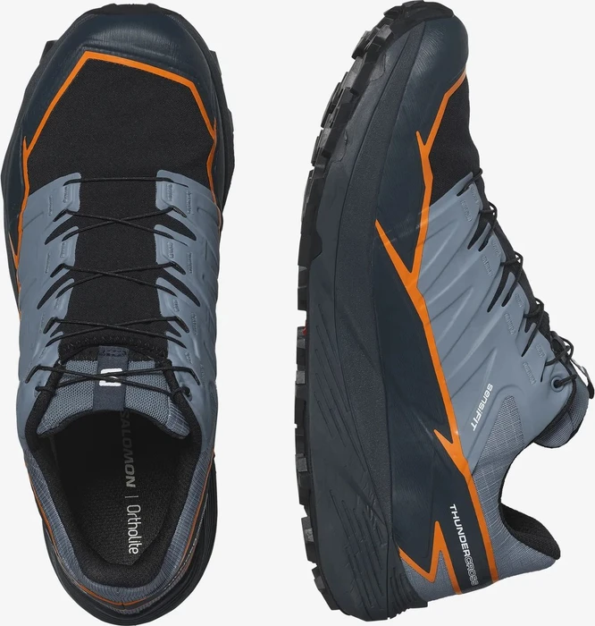 Salomon Thundercross GTX flint stone/carbon/orange pepper (Herren)