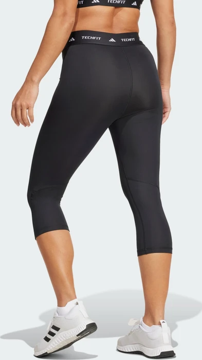 adidas Techfit Capri Tights Hose 3/4 schwarz (Damen) (IX8196) – Bild 2 von 7