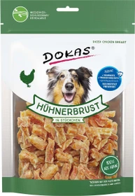 Dokas Hühnerbrust in Stückchen, 210g (3x 70g)