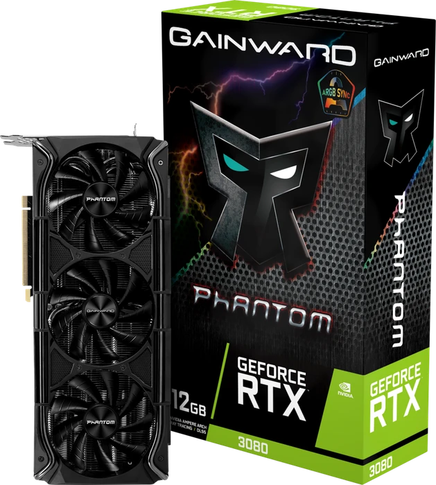 Gainward GeForce RTX 3080 Phantom, 12GB GDDR6X, HDMI, 3x DP