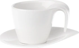 Villeroy & Boch Flow Kaffeetasse mit Untertasse, 2-tlg.
