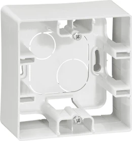 Legrand Nileo Aufputzgehäuse 1-fach, ultraweiß