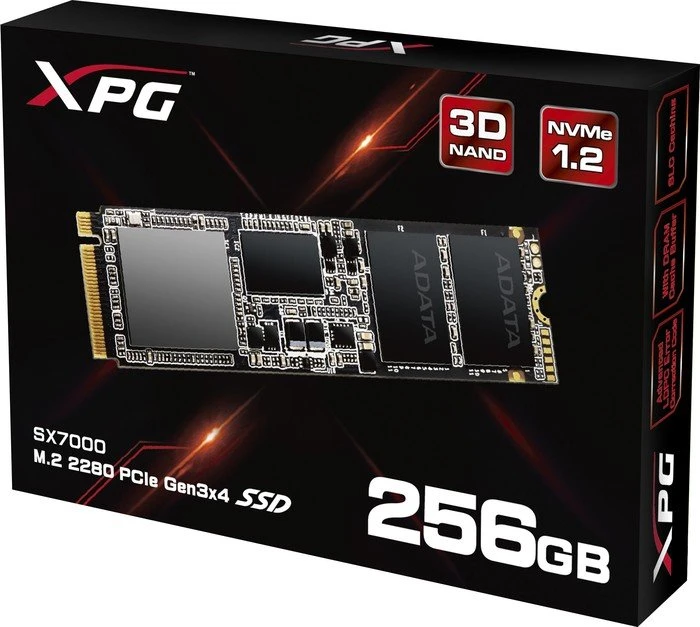 ADATA XPG SX7000 256GB, M.2 2280 / M-Key / PCIe 3.0 x4