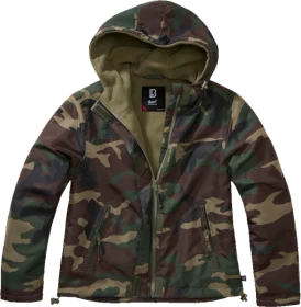 Brandit Windbreaker Frontzip Jacke woodland (Damen)