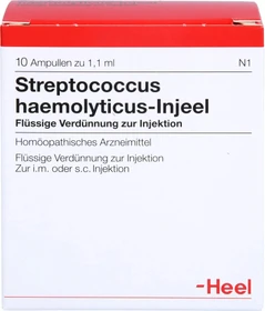 Heel Streptococcus Haemolyticus Injeel Ampullen, 10 Stück