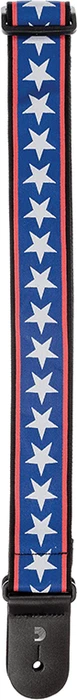 D'Addario Nylon Woven Guitar Strap Stars and Stripes
