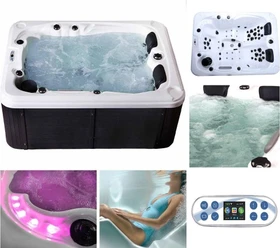 Home Deluxe Beach Whirlpool rechteckig 210x155x83cm