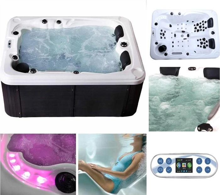 Home Deluxe Beach Whirlpool rechteckig 210x155x83cm