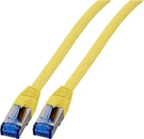 EFB Elektronik TPE Superflex Patchkabel, Cat7/Cat6a, S/FTP, RJ-45/RJ-45, 25m, gelb