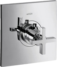 Hansgrohe Axor Citterio Thermostat HighFlow Unterputz mit Kreuzgriff chrom