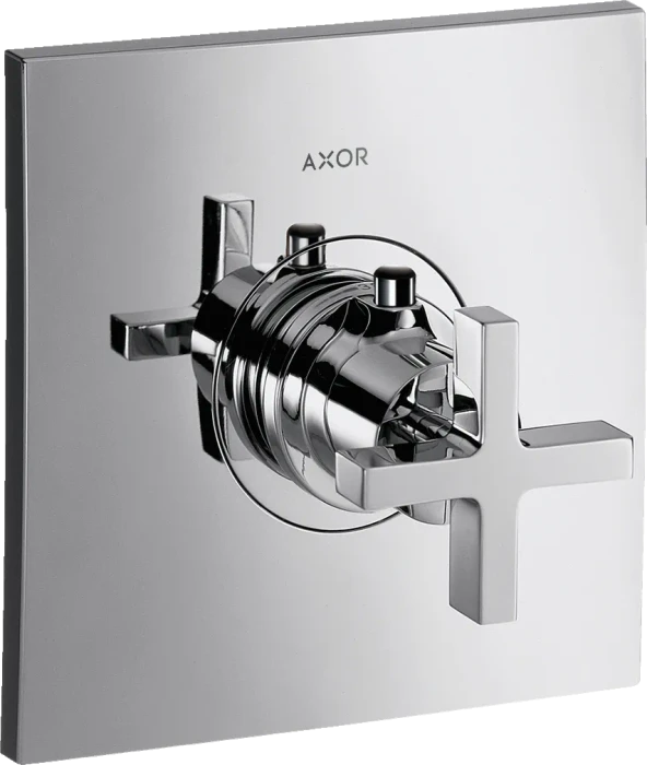 Hansgrohe Axor Citterio Thermostat HighFlow Unterputz mit Kreuzgriff chrom