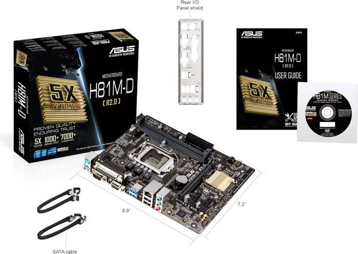 ASUS H81M-D R2.0 (Intel 1150)