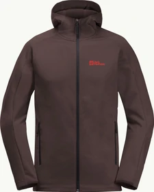Jack Wolfskin Alpgrat Hooded FZ Jacke red earth (Herren)