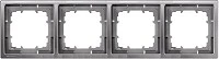 Siemens DELTA style Rahmen 295x82mm 4-fach, platinmetallic